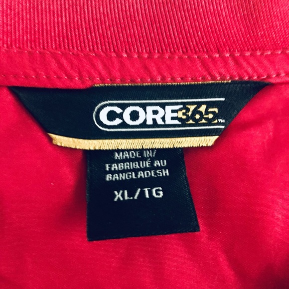 Core 365 Mens Windbreaker XL 1/4 Zip NC State Tar Heels North Carolina Golf NWT - Picture 4 of 6